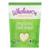 Wholesome Sweeteners Sugar - Organic - Milled - Unrefined - Case of 12 lbs
