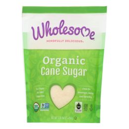 Wholesome Sweeteners Sugar - Organic - Milled - Unrefined - Case of 12 lbs
