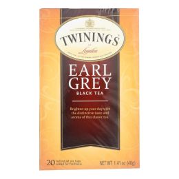 Twining's Tea Earl Grey Tea - Black Tea - Case of 6 - 20 Bags