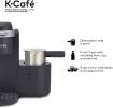 Keurig K-Cafe Single-Serve K-Cup Coffee Maker, Latte Maker and Cappuccino Maker, Comes with Dishwasher Safe Milk Frother, Coffee Shot Capability, Comp