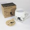 SYNC - [Kitty Leisure] Coffee Mug / Wood Lid (4.2 inch height)