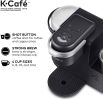 Keurig K-Cafe Single-Serve K-Cup Coffee Maker, Latte Maker and Cappuccino Maker, Comes with Dishwasher Safe Milk Frother, Coffee Shot Capability, Comp