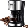 Touch Control 24H Programmable Timer Drip Coffee Machine
