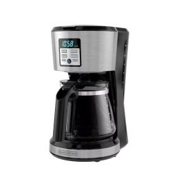Home And Commercial 12-Cup Programmable Coffee Maker (Color: As Pic Show, Main Material: Plastic)