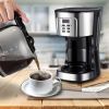 Touch Control 24H Programmable Timer Drip Coffee Machine