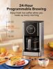 Touch Control 24H Programmable Timer Drip Coffee Machine