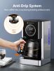 Touch Control 24H Programmable Timer Drip Coffee Machine