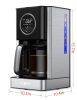 Touch Control 24H Programmable Timer Drip Coffee Machine